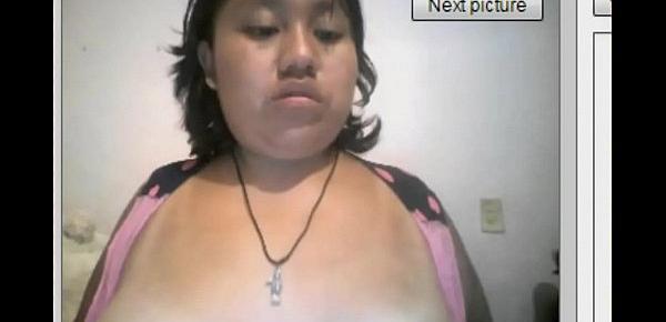  Mexicana mostrando las tetas